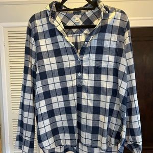 J Crew flannel shirt